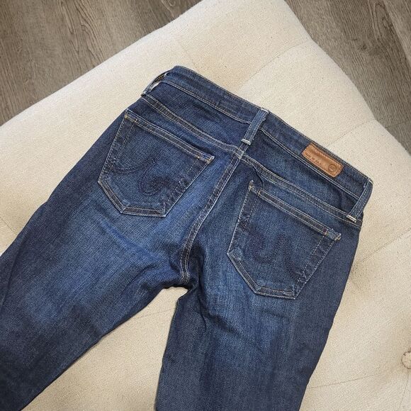 Ag Adriano Goldschmied Blue Stilt Cigarette Leg Womens 24 R - Picture 9 of 12